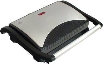 Quest 2 Slice Compact Press And Grill - Silver | TJ Hughes