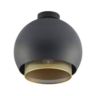 Lucande L&aacute;mpara De Techo sivaniel En Negro Metal - Lucande