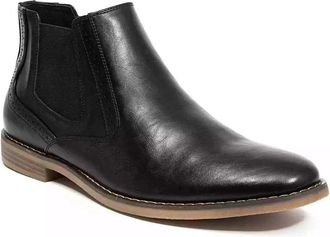 Deer Stags Mikey Dress Boots Mens Black Round Toe Ankle Chelsea ZAP2339