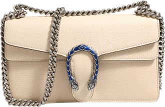Gucci Dionysus White Leather Womens Handbag (Pre-Owned)