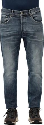 Dondup Donker denim worteljeans - Heren - Slim Fit Jeans - Blauw - W34 - Denim - Jeans
