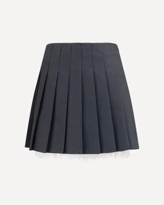 Self Portrait Pleated mini Skirt Female 10