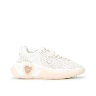 Balmain White Fabric Athletic Womens Sneakers