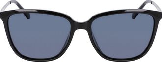 Cole Haan 57mm Polarized Square Sunglasses in Black at Nordstrom Rack