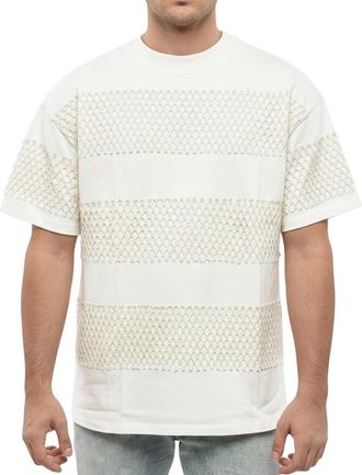Msgm White Crew Neck T-Shirt
