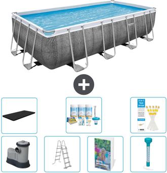 Bestway Piscina Bestway Power Steel Rectangular - 549x274x122 Cm - 8-piezas S574