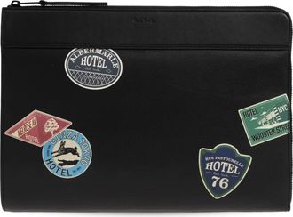 Paul Smith Leren Tas - Heren - Laptoptassen - Zwart - ONE Size - Leer - Tassen