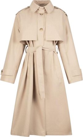 Liu Jo Beige Cotton Gabardine Trench Coat
