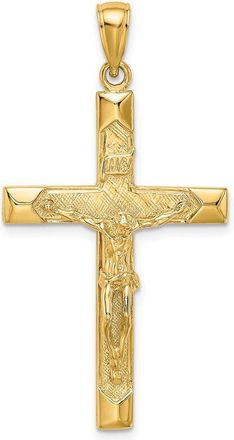 Diamond2Deal 14k Yellow Gold Crucifix Charm