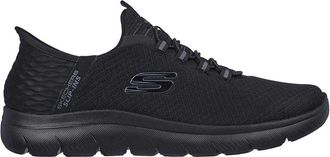 Skechers Mens Summits - Hoge Slip-In-sportschoenen (Drievoudig zwart)