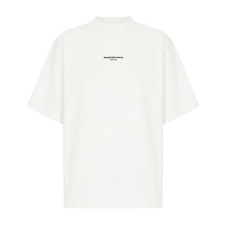 Alexander Wang Heren, Tops, Wit, Maat: XS Katoen