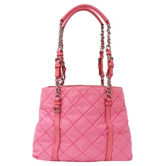 Prada Pink Nylon Tote Bag (Pre-Owned)