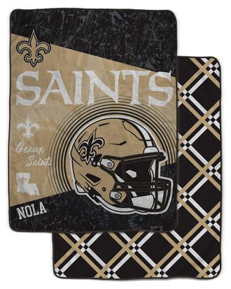 Pegasus Sports New Orleans Saints Nfl Team Helmet Oversized Fleece Blanket