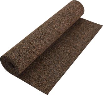 vidaXL Rollos De Corcho Marr&oacute;n 100 X 1000 Cm Corcho Y Caucho Vidaxl