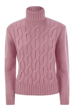 MC2 Saint Barth Giverny - Cable-Knit Turtleneck Jumper