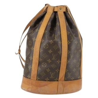 Louis Vuitton Pre-owned Bucket Bags, female, Brown, Size: ONE SIZE Pre-owned Vintage Canvas Bucket Bag