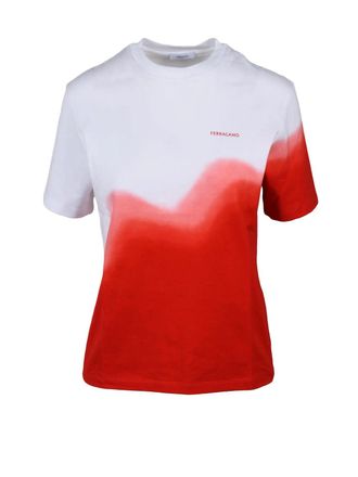Ferragamo White Cotton T-Shirt