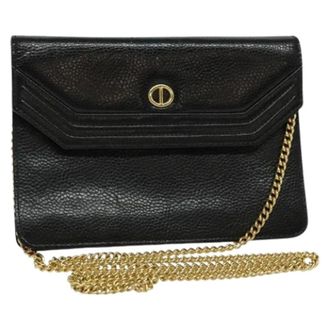 Dior Pre-owned Vintage Schoudertas - Dames - Pre-owned - Zwart - Maat: ONE Size Leer