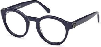 Moncler Rond Optisch Montuur - unisex - Brillen - Blauw - 49 MM - Accessoires