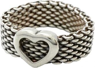 Tiffany & Co. Silver 925 Band Ring (Pre-Owned)