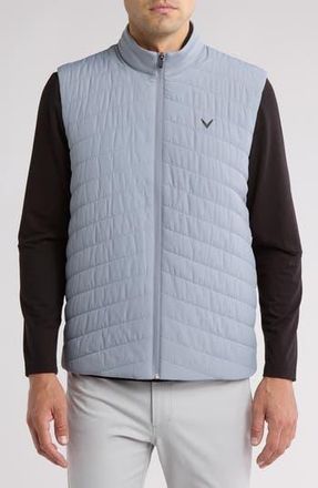 Callaway Chevron Quilted Puffer Vest in Tradewinds at Nordstrom Rack, Size X-Large