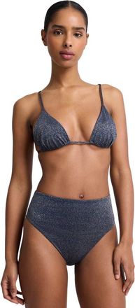 Onia Alexa Bikini Top in Noir Navy at Nordstrom, Size X-Large