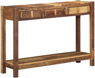 vidaXL Vidaxl - Console Table Brown 107 x 33 x 76 cm Solid Reclaim wood