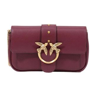 Pinko Pinko, Dames, Tassen, Paars, Maat: ONE Size Leer