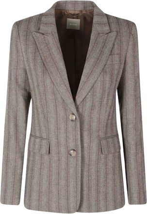 Kiltie Blazer - - Jackets - Donna - Marrone - XS