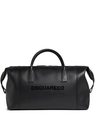 Dsquared2 Urban 2 in 1 duffle bag - men - CALFSKIN/Cotton - One Size - Black