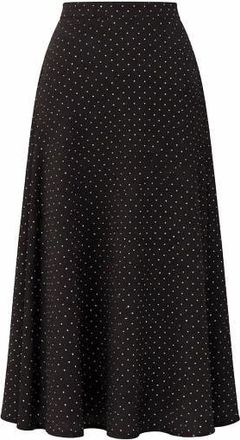 Exquise Stone Knit Midi Skirt in Black at Nordstrom, Size Medium
