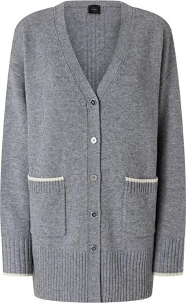 Pinko Tasmania Vest - Dames - Vesten - Grijs - XS - Wol - Truien & Vesten