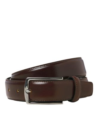 Jack & Jones Lederg&uuml;rtel JACK & JONES JACCHRISTOPHER BELT NOOS, Herren, Gr. 105, braun (braun stone detail:oslo), Leder, unifarben, G&uuml;rtel Lederg&uuml;rtel