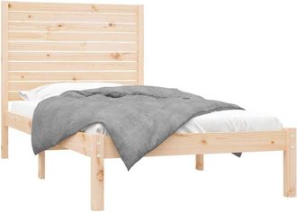 vidaXL Bed Frame without Mattress 90x200 cm Solid Wood vidaXL