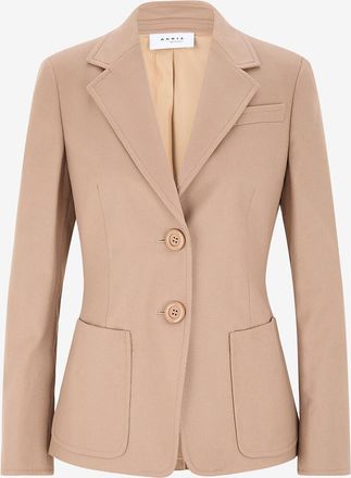 Akris Flanellblazer mit Reverskragen