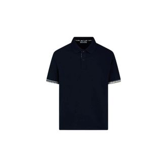 Aquascutum Polo Shirts, male, Blue, Size: 2XL Short Sleeve Polo