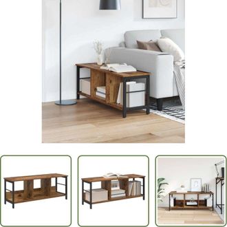 vidaXL vidaXL Scaffali in legno - Libreria Legno vecchio 102 x 32 x 40,5 cm Legno multistrato