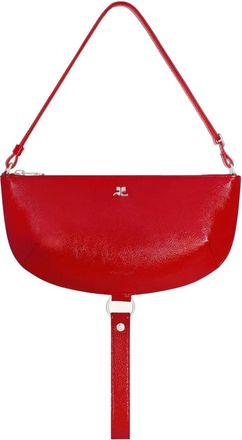 Courr&egrave;ges Clutch Bag Eclipse Naplack - Dames - Schoudertassen - Rood - ONE Size - Tassen
