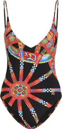 Dolce & Gabbana Printed Swimsuit