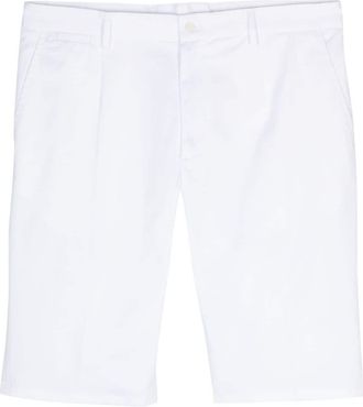 Dolce & Gabbana logo-embroidered bermuda shorts - men - Cotton/Viscose/Spandex/Elastane - 50 - White
