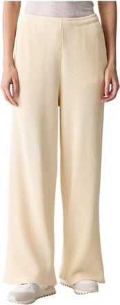 American Vintage Trainingsbroeken - Dames - Sweatpants - Beige - S - Katoen - Broeken