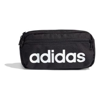 adidas Essentials Logo Bum Bag Black White GN1937