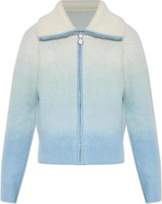 Casablanca Cardigan met verloopeffect - Dames - Vesten - Blauw - XS - Wol - Truien & Vesten