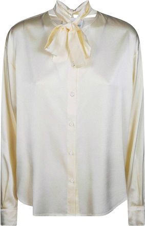 Forte_Forte Heavy Stretch Silk Satin Shirt