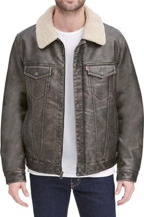 Levis vintage leather jacket clearance