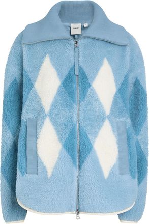 Varley Franca Diamond Sherpa Jacket - Light Blue - S (UK8-10 / S)