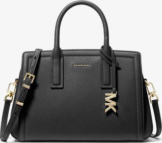 Michael Kors Laila Small Pebbled Leather Satchel