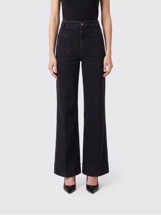 Victoria Beckham Jeans Alina a vita alta con gamba larga