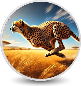 OEM Velocidad Desatada: La Moneda Coloreada Del Guepardo