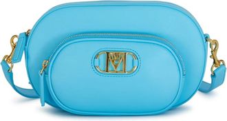 MCM Schoudertassen - Dames - Schoudertassen - Blauw - ONE Size - Leer - Tassen